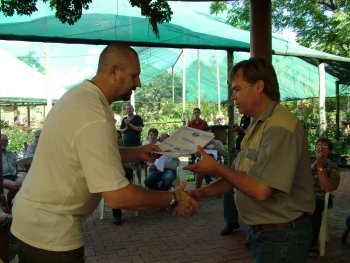 Swanepoel Aviaries collect their prizes