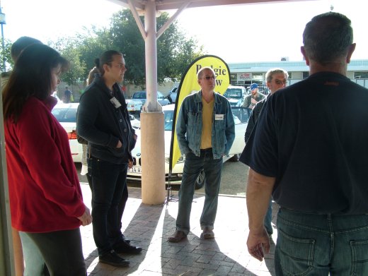 Exhibitors wait for the show to get underway - Free State Championship Show 2015