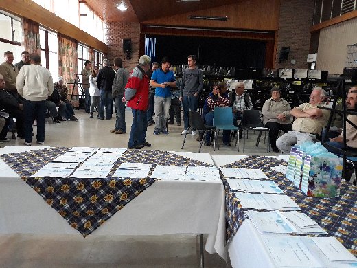 Members ready for the prize giving at the Free State Area Championship Show 2018.