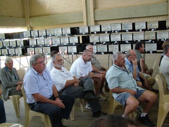 Exhibitors at the prize giving.