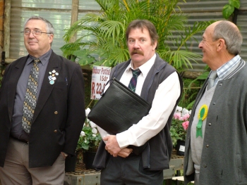 The judges on the day - Malcolm Taylor, Ian Bleasdale and Heino Artus