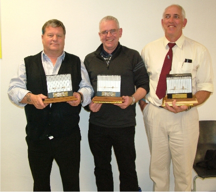 The judges on the day were (LtoR) Ron Pearce, Marcel Bueler, Tony Slight