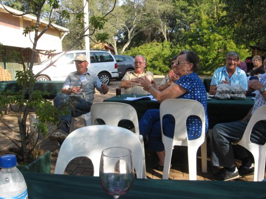 Members look on during the prize giving at the Gauteng Championship Show 2015