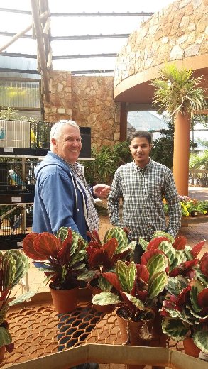 Russel Clements (L) and Essa Hassim (R) at the Gauteng Championship Show 2017