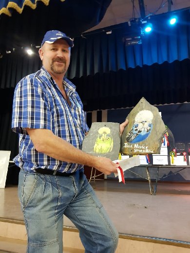 Best Novice went to Jan Venter at the Gauteng Area Championship Show 2018. His prizes were collected by Ian Nel