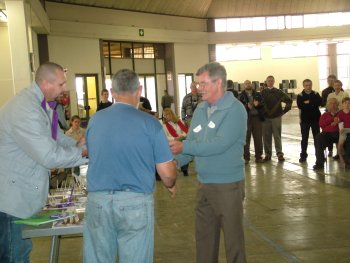 Jan O'Kelly collects his prizes