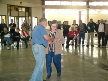 Val Nagel, Nagel Aviaries, collects her prizes