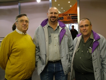 Malcolm Taylor, Ian Nel and John Nel at the show