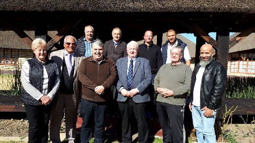 The WBO members who attended the meeting in Bloemfontein South Africa. (L to R) Judy Fletcher, Ghalib Al-Nasser, Albert Olivier (back), Carlos Ramoa, Jim Fletcher (back), Grant Findlay, Christian Back (back), Abdelrahman Khedr (back), Bob Wilson, Mohamed Abdelaziz Mahdy.