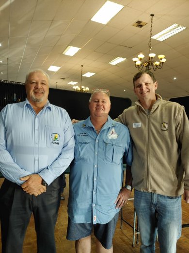 Albert Olivier and his judging team at the SA National Championship Show 2022.