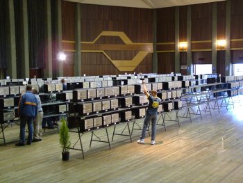 Show hall with 1041 exhibits