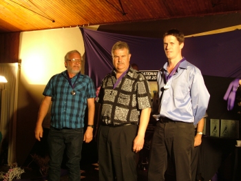 Best of Colour Albino - Danie Bisschoff (N), Alwyn Nel (CC) and Deon Davie (C).