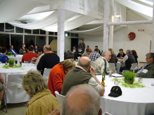 Members at the discussion before the AGM.