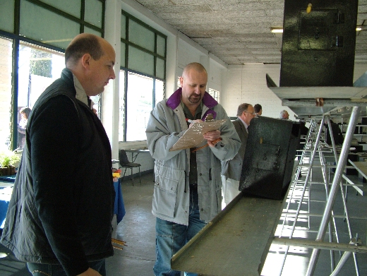 Frank Nietgen and senior steward Ian Nel.