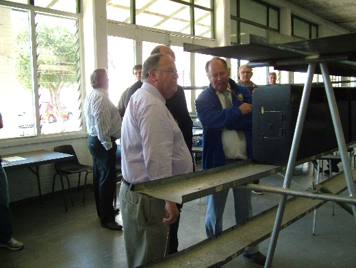 The judges during the judging of the majors.