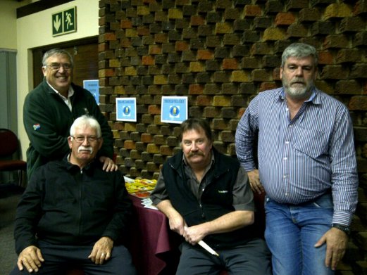 Malcolm Taylor, George Norval, Ian Bleasdale and Andre Scholtz.