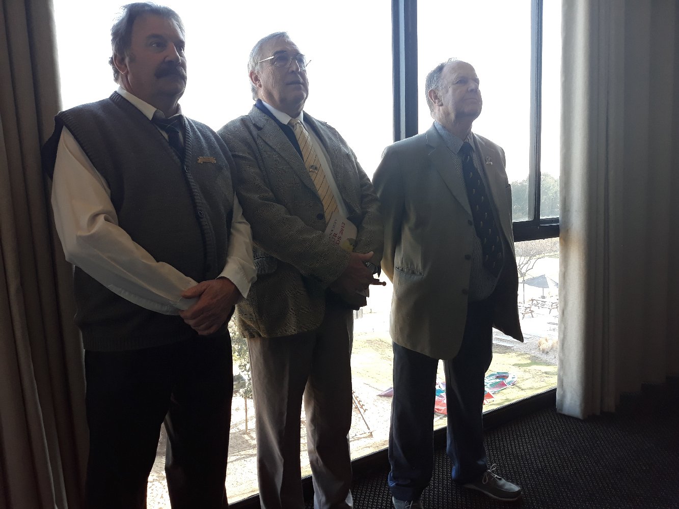 Judges Ian Bleasdale, Malcolm Taylor and Fred Wright