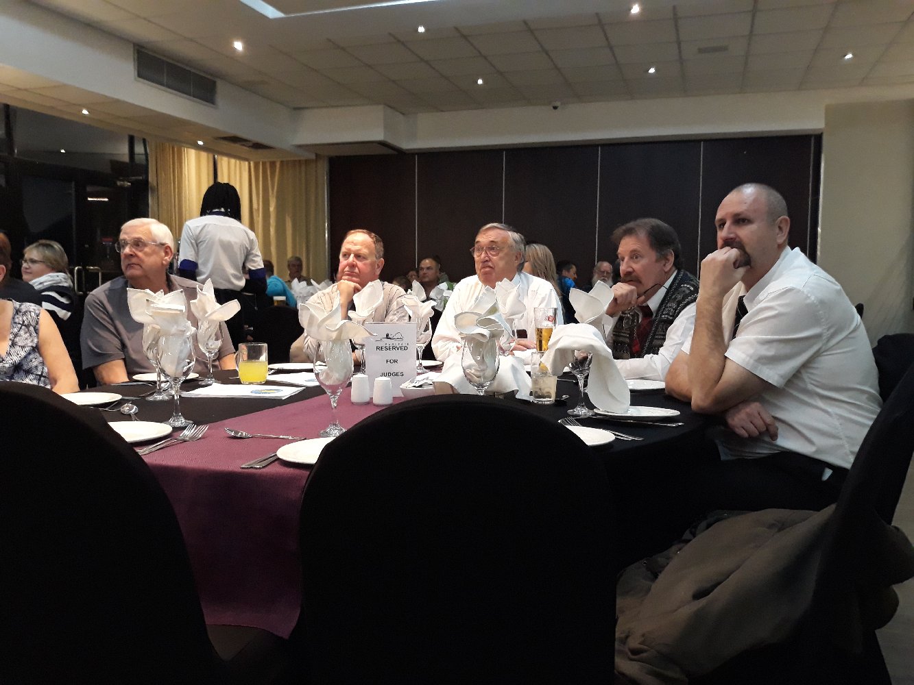 Judges at the Gala evening